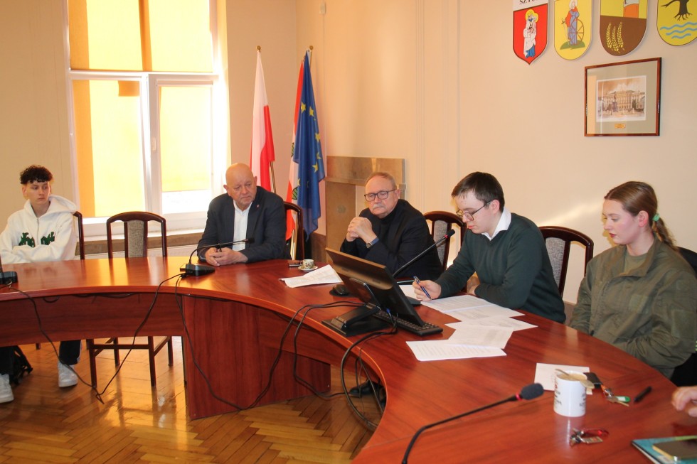 Obrady Młodzieżowej Rady Powiatu Sztumskiego.