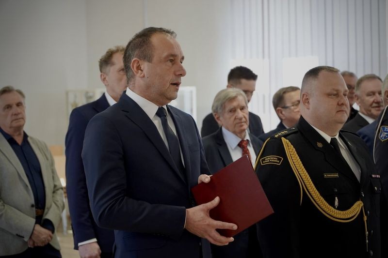 Insp. Marek Laskowski oficjalnie nowym komendantem malborskich policjantów.