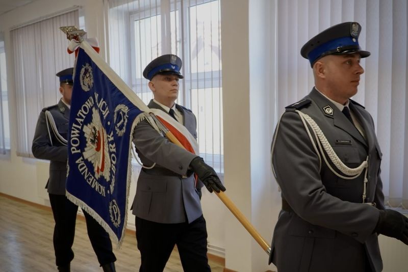 Insp. Marek Laskowski oficjalnie nowym komendantem malborskich policjantów.