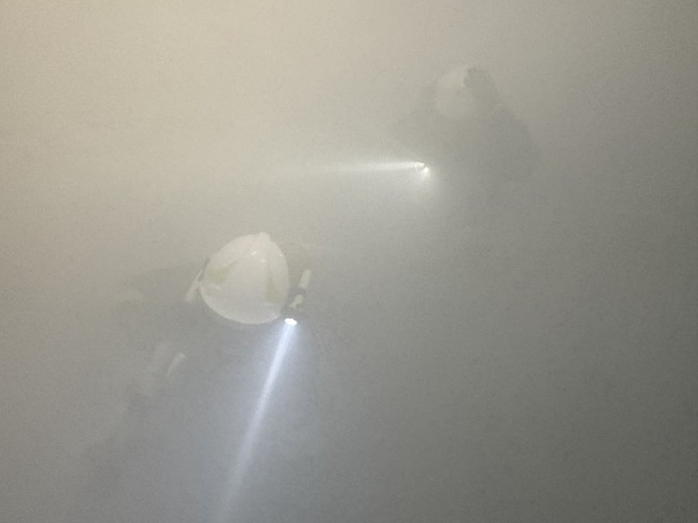 Gmina Stary Dzierzgoń. Pożar i poszkodowane osoby - ćwiczenia strażackie na terenie zakładu rolnego.