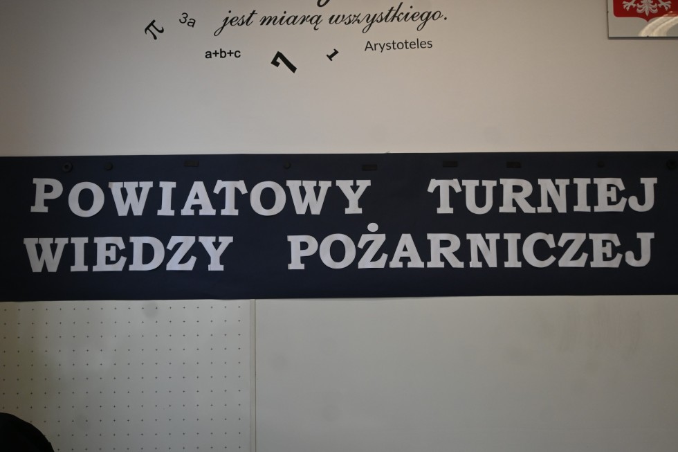 Znamy finalistów powiatowego etapu Ogólnopolskiego Turnieju Wiedzy Pożarniczej.