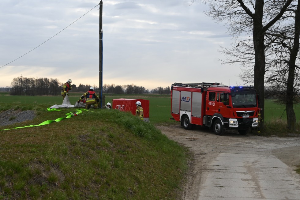 FALA 25 – ćwiczenia przeciwpowodziowe w powiecie nowodworskim.