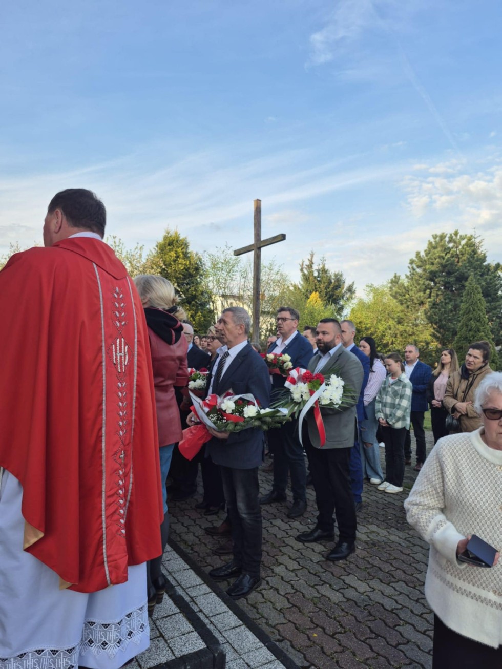 Uroczystość ku czci św. Wojciecha i odsłonięcie tablicy pamiątkowej w Nowej Wsi.