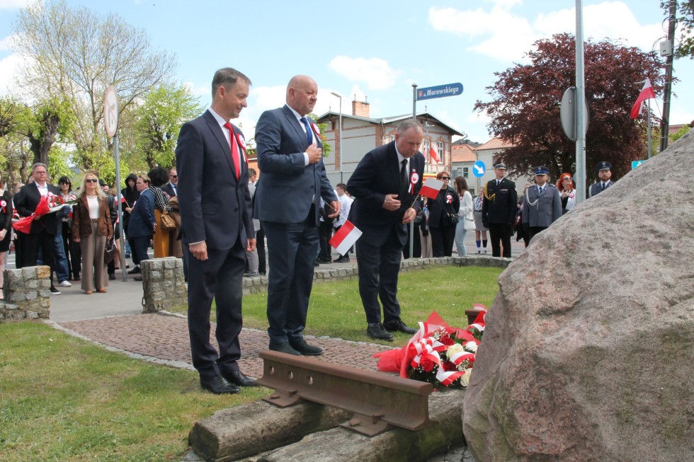 Uroczystości z okazji uchwalenia Konstytucji 3 Maja w Sztumie.