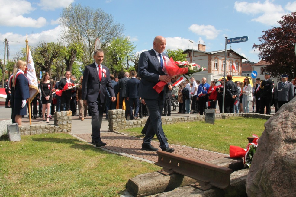Uroczystości z okazji uchwalenia Konstytucji 3 Maja w Sztumie.