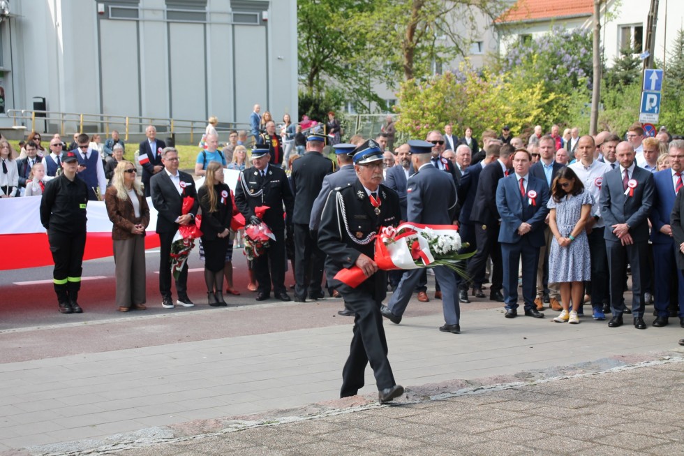 Uroczystości z okazji uchwalenia Konstytucji 3 Maja w Sztumie.