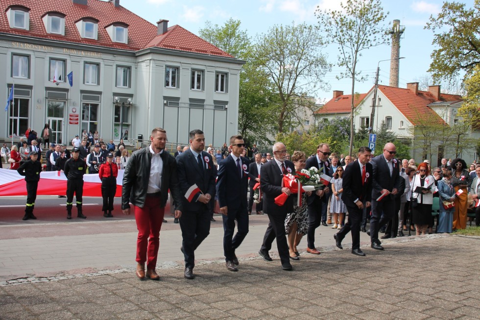 Uroczystości z okazji uchwalenia Konstytucji 3 Maja w Sztumie.