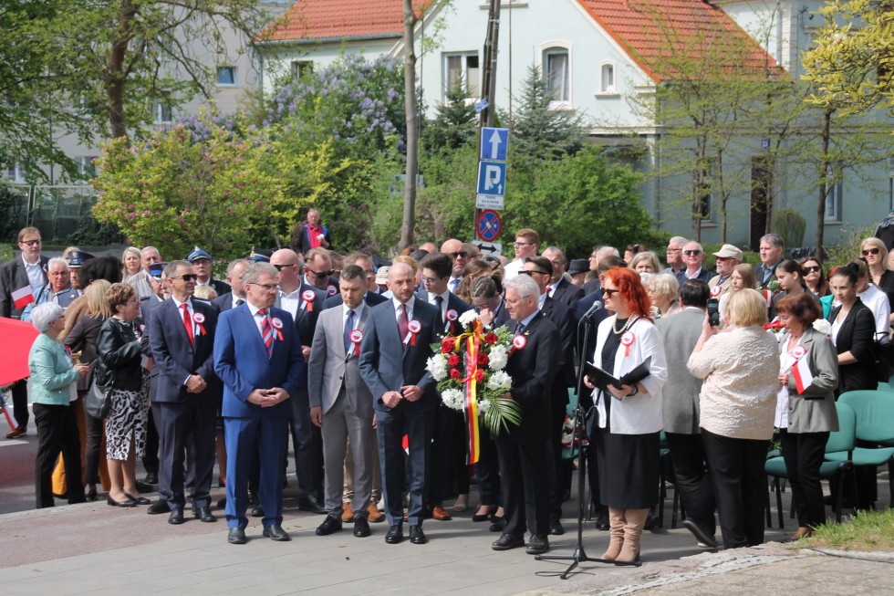 Uroczystości z okazji uchwalenia Konstytucji 3 Maja w Sztumie.