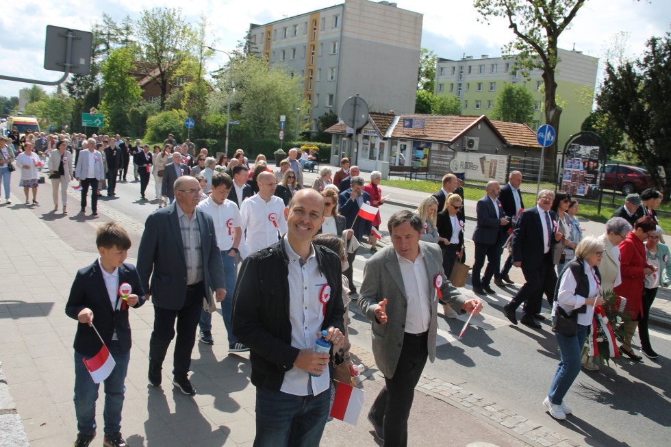 Uroczystości z okazji uchwalenia Konstytucji 3 Maja w Sztumie.