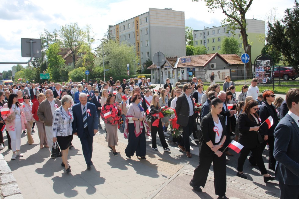 Uroczystości z okazji uchwalenia Konstytucji 3 Maja w Sztumie.