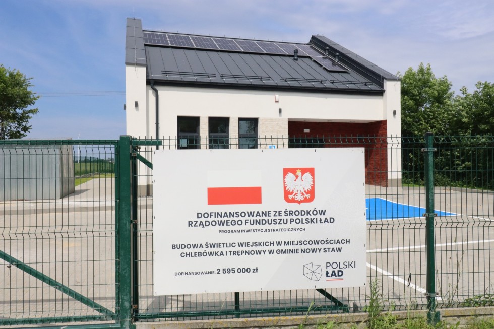 Nowoczesne świetlice w Trępnowach i Chlebówce już gotowe.