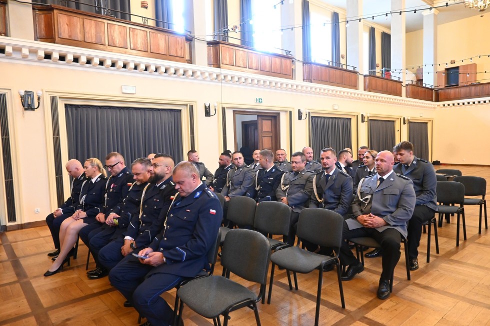 Uroczyste obchody Święta Policji w Nowym Dworze Gdańskim.