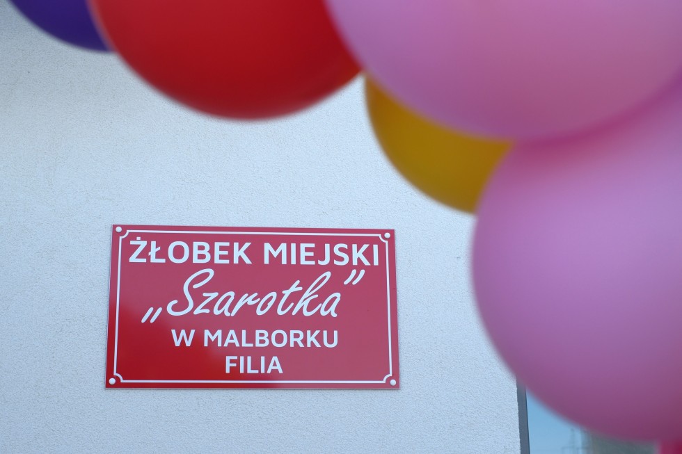 Oficjalne otwarcie Filii Żłobka Miejskiego Szarotka w Malborku.