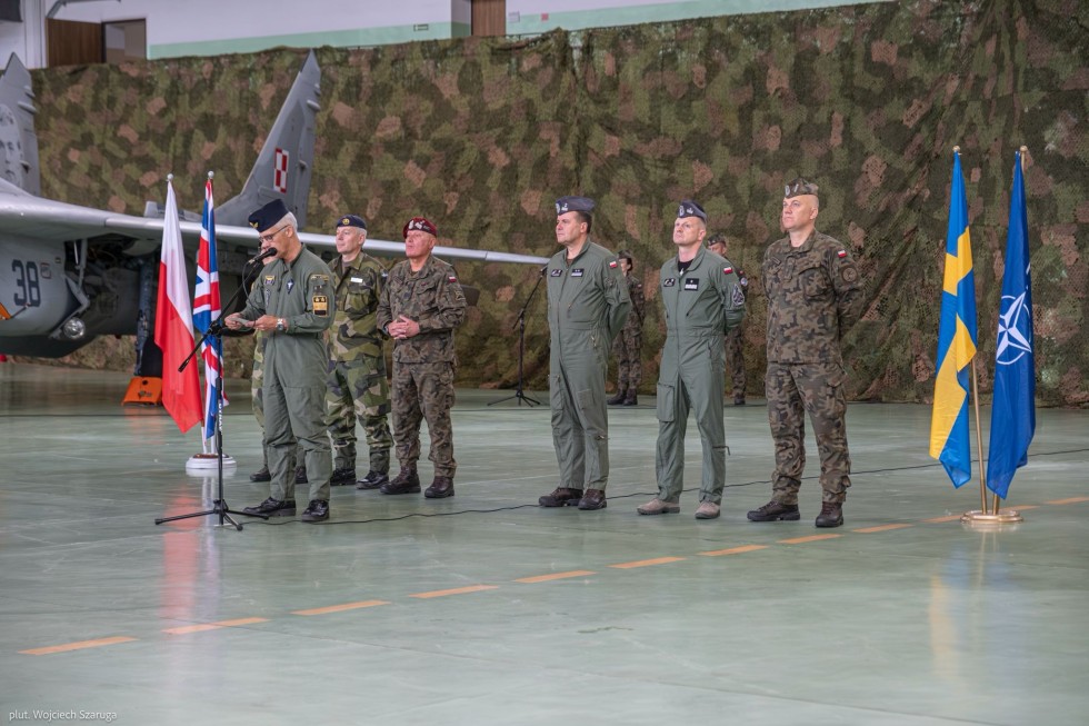Szwedzkie Gripeny zakończyły misję w Malborku - historyczny debiut Szwecji w misji NATO.