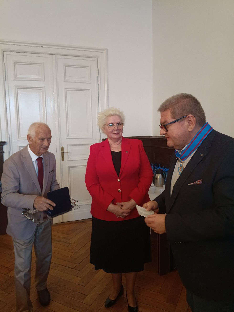 Starosta malborski Piotr Szwedowski nagrodzony Komandorią.
