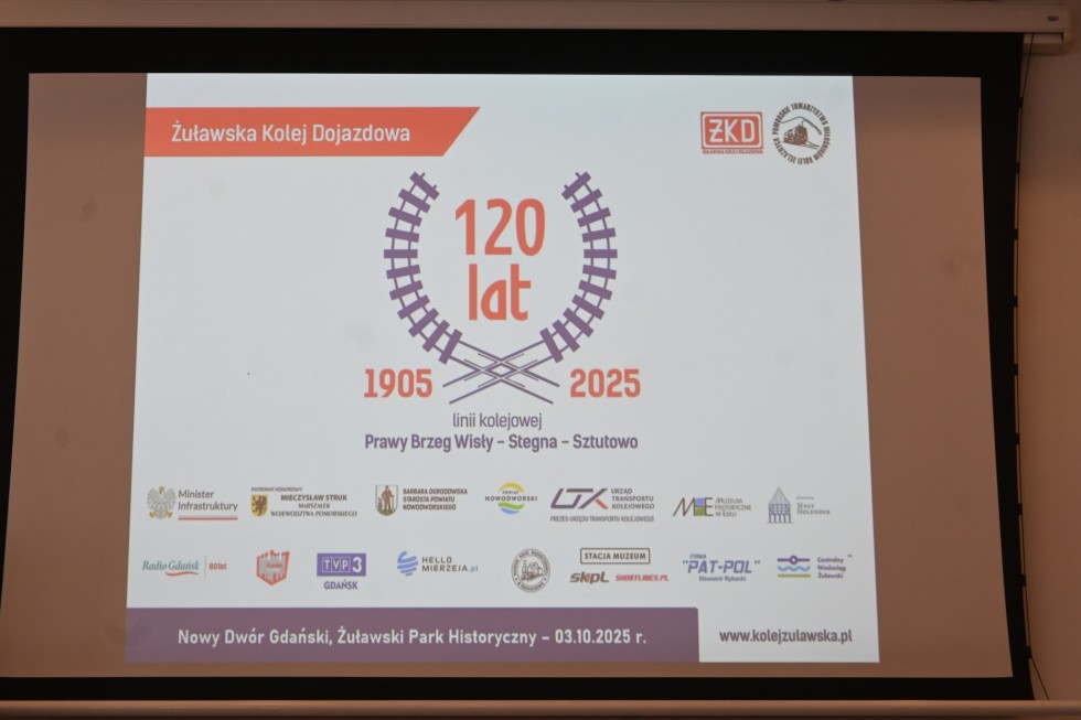 120 lat kolei nad Zalewem Wiślanym - ruszyły jubileuszowe obchody w Nowym Dworze Gdańskim.