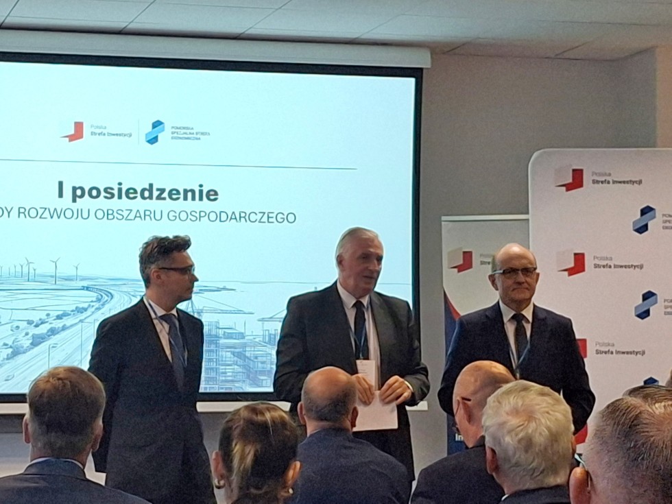 Powiat Nowodworski w Radzie Rozwoju Obszaru Gospodarczego Pomorskiej Specjalnej Strefy Ekonomicznej.