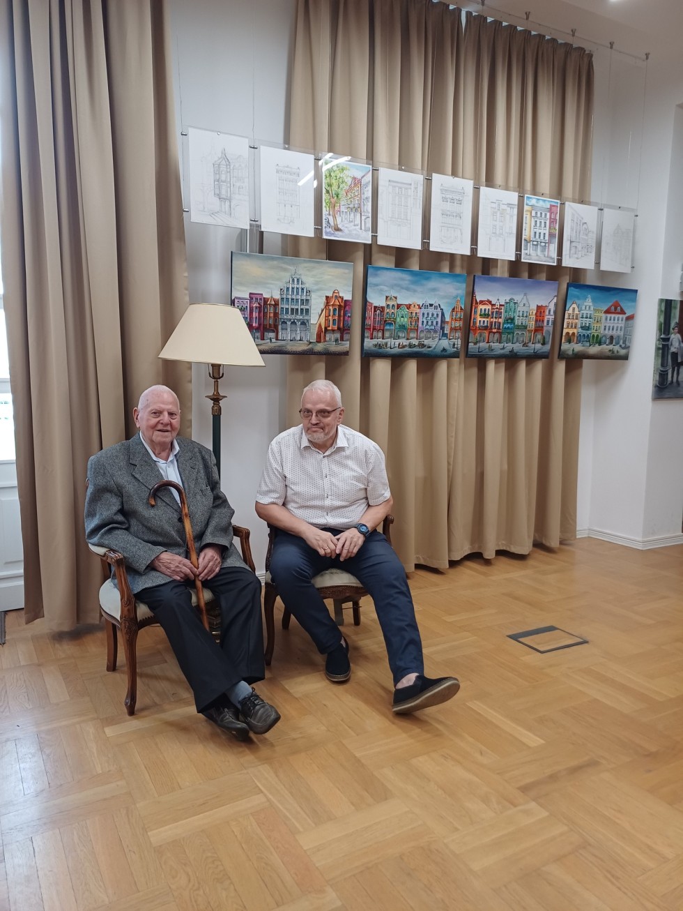 Wyjątkowi goście w Muzeum Miasta Malborka z okazji 80-lecia I LO.