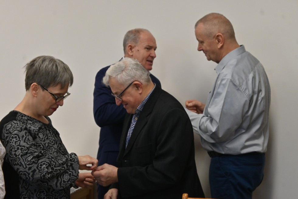 Wigilijne spotkanie w Warsztatach Terapii Zajęciowej w Jantarze.