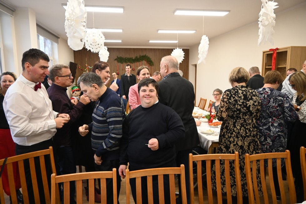Wigilijne spotkanie w Warsztatach Terapii Zajęciowej w Jantarze.