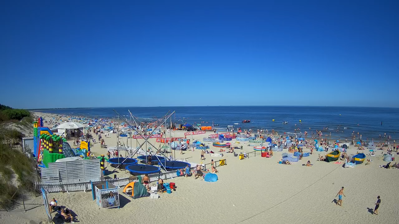 Jantar plaża live. Pogoda w Jantarze. Kamery nad Morzem Bałtyckim 