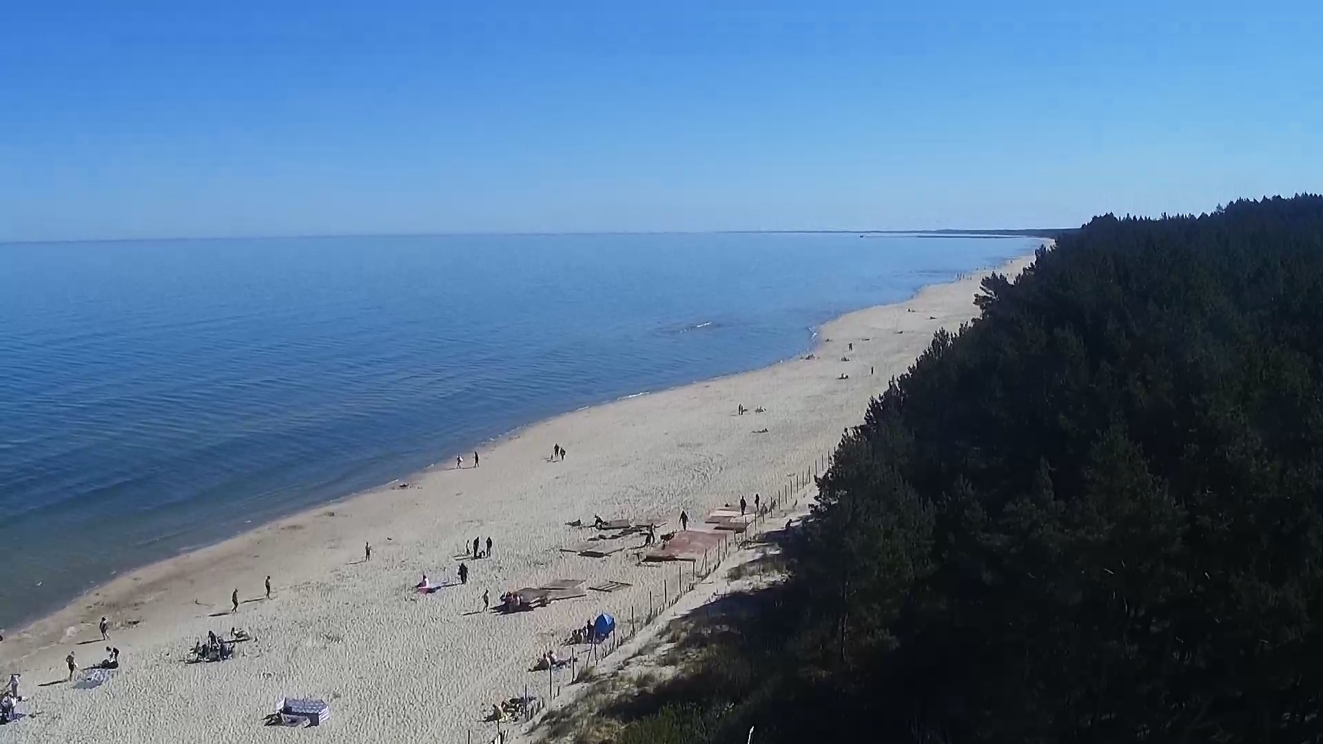 Kąty Rybackie pogoda na żywo. Wejście na plażę nr 51