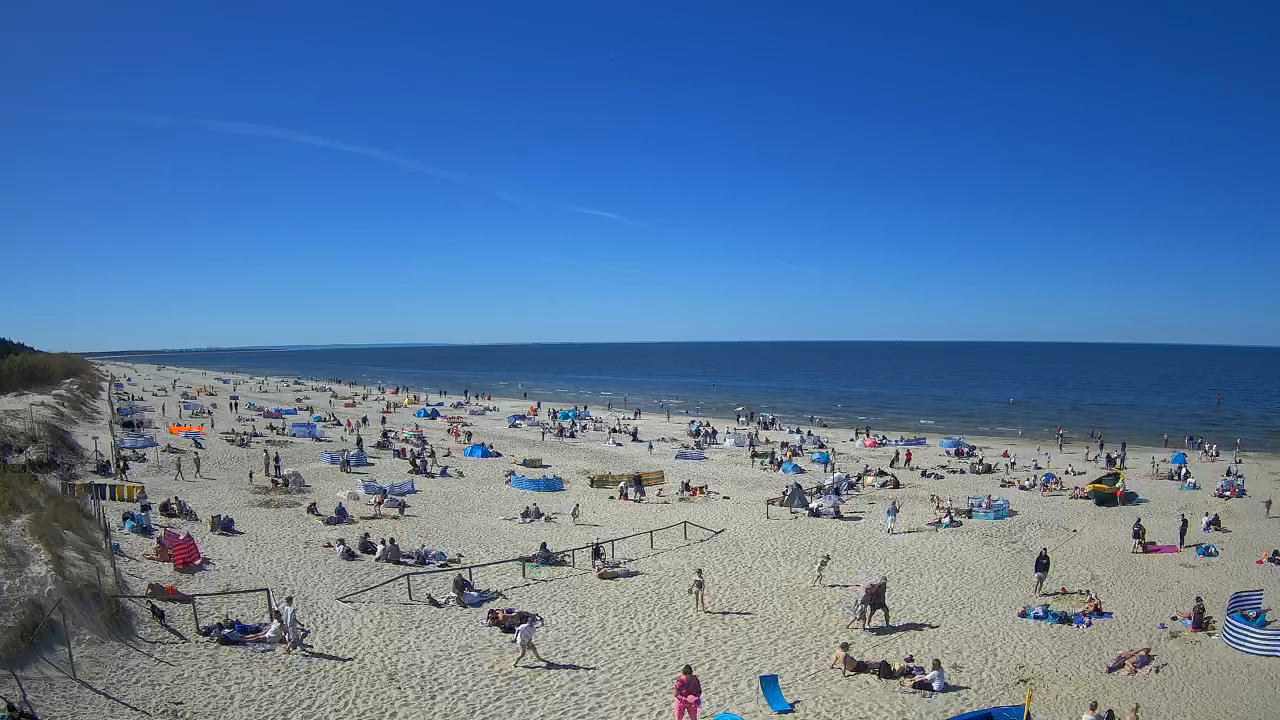 Jantar plaża live. Pogoda w Jantarze. Kamery nad Morzem Bałtyckim 
