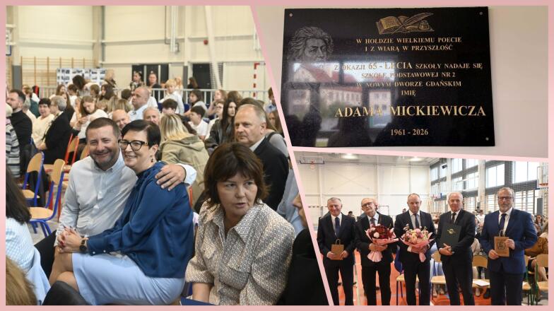 Szkoła Podstawowa nr 2 w Nowym Dworze Gdańskim ma już 65. lat. Otrzymała imię Adama Mickiewicza
