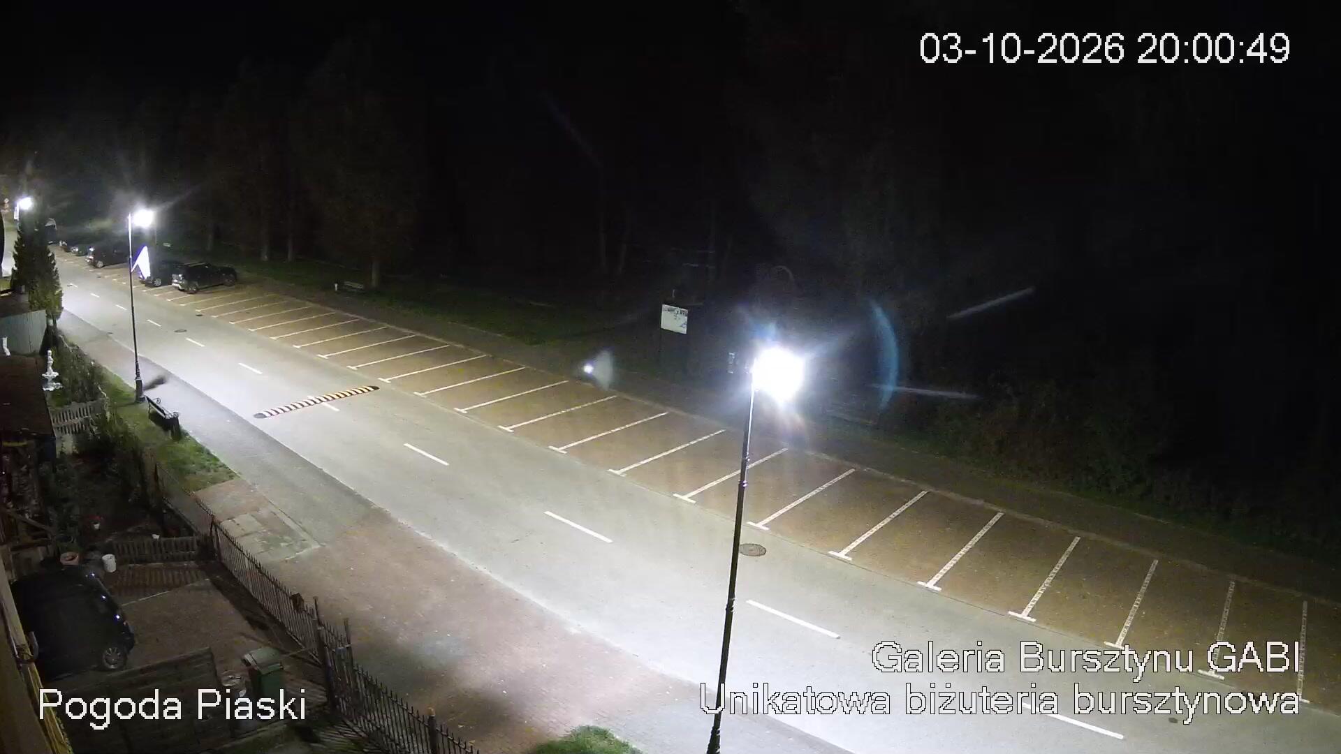 Podgląd: Sklep "KONIK" Krynica Morska - Piaski ul. Słoneczna. Zalew Wiślany na żywo. Granica Unii Europejskiej z Rosją w Piaskach DW 501