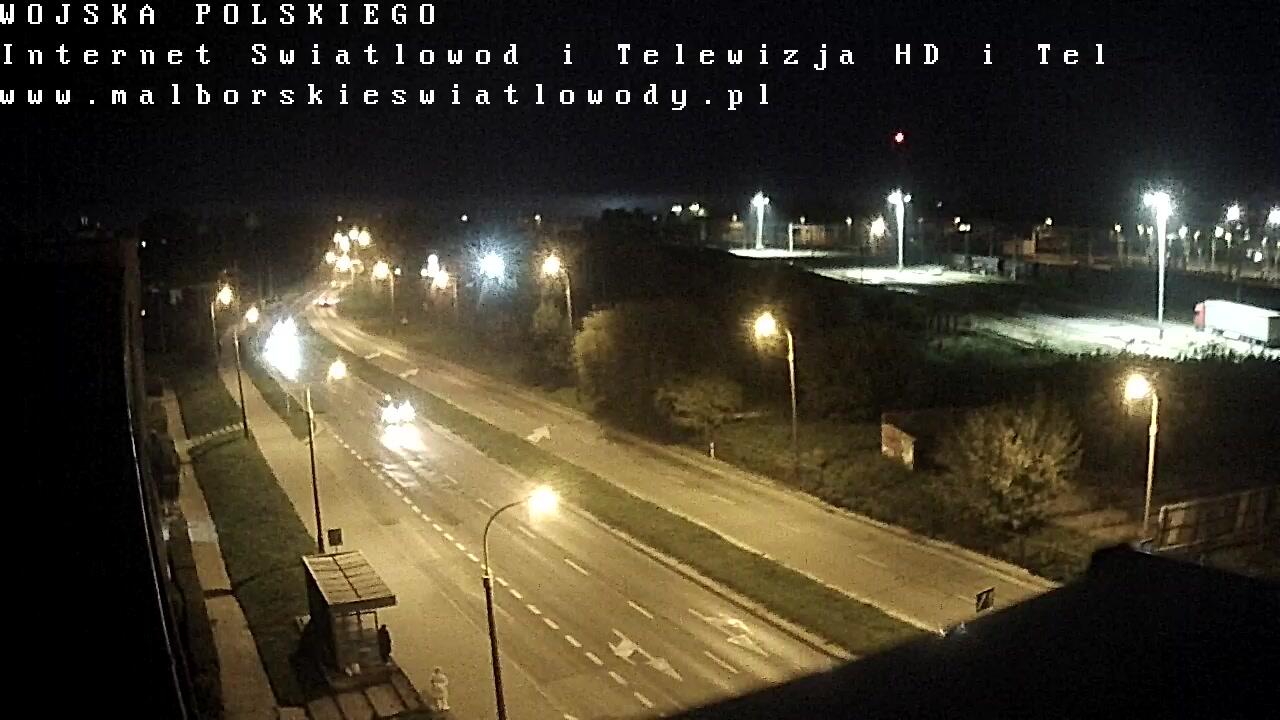 Podgląd: Aleja Wojska Polskiego - DK 22 - kierunek Elbląg - kamery Malbork na żywo