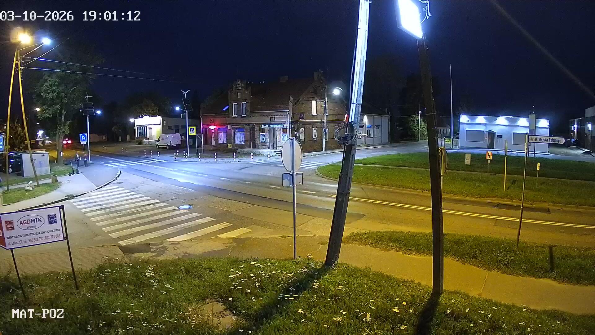 Podgląd: Kamera Malbork na żywo – Aleja Wojska Polskiego, Nogatowa, Koszykowa | DK22