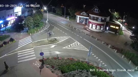 Podgląd: Nowy Dwór Gdański na Żywo, ul. Generała Władysława Sikorskiego - Obrońców Westerplatte